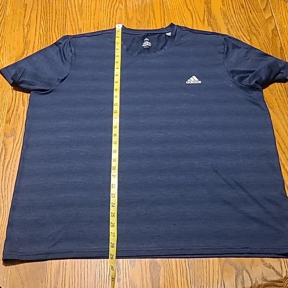 Adidas Men's Navy & Black Blue T-Shirt - Size 2XL